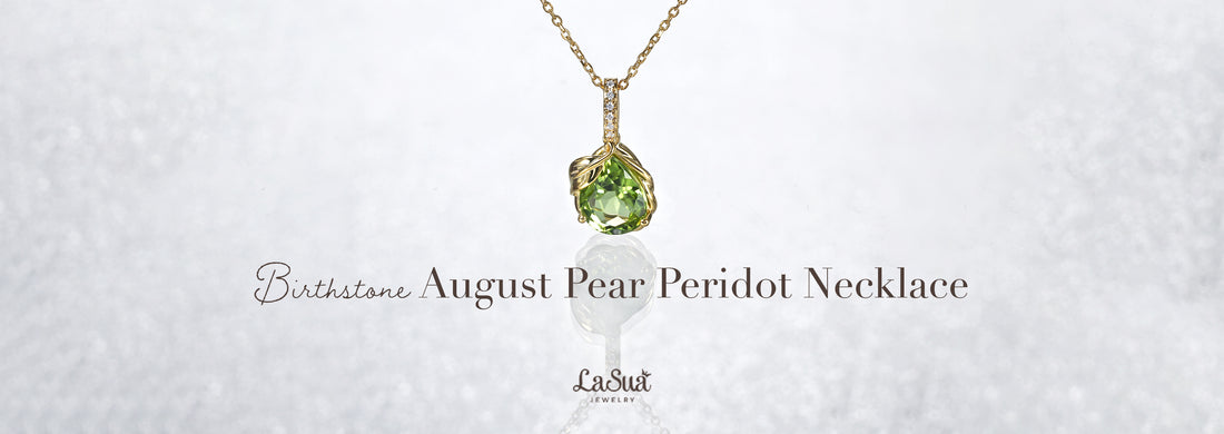 August - Peridot Birthstone Necklace