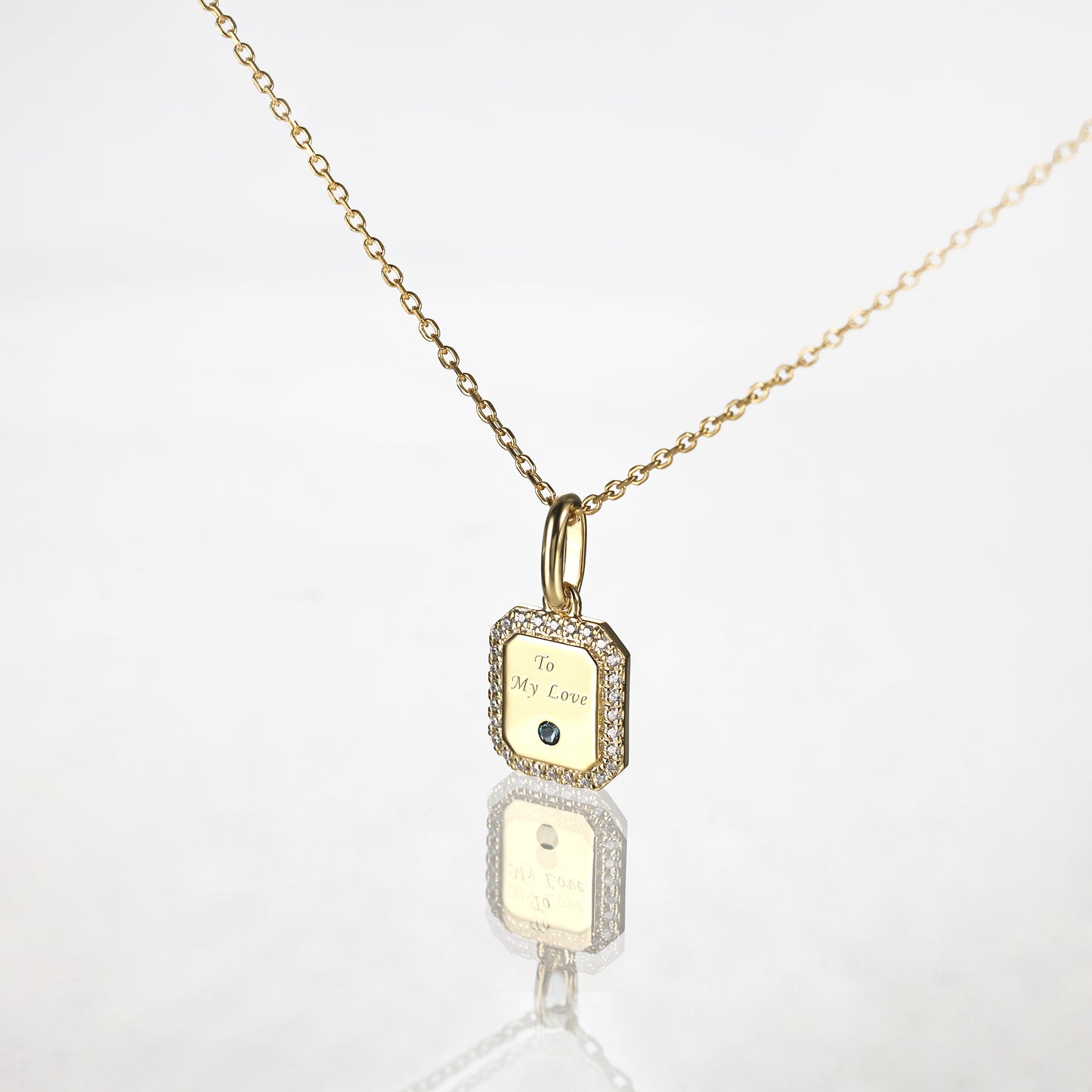 Mini Square Necklace