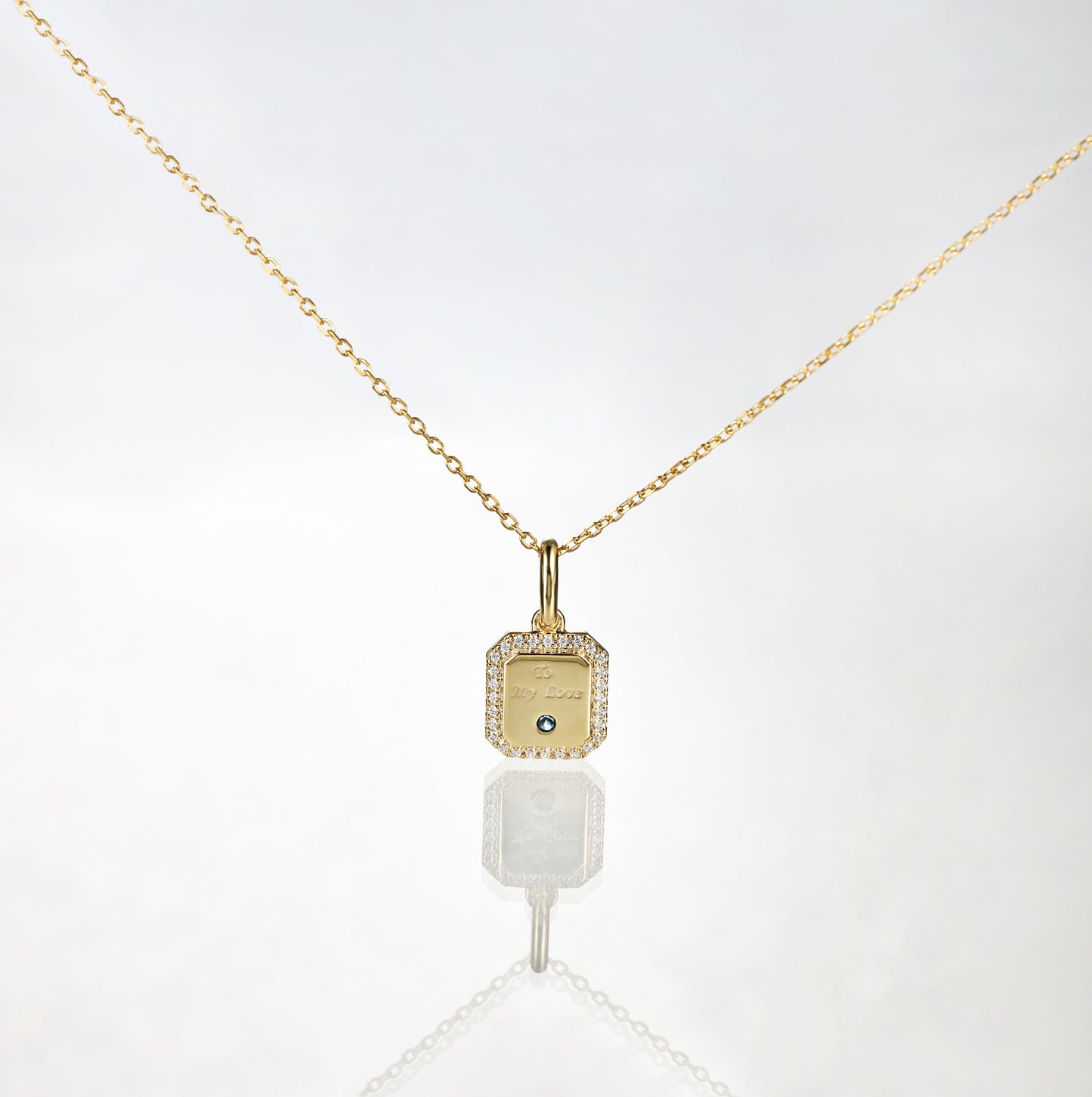 Mini Square Necklace