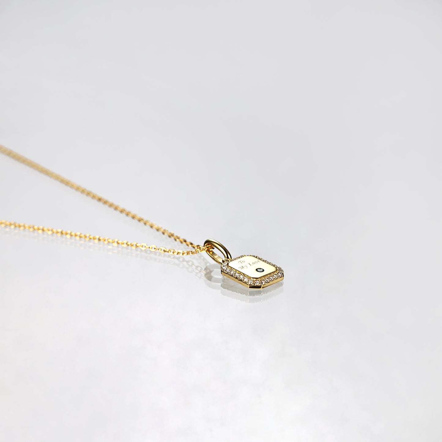 Mini Square Necklace