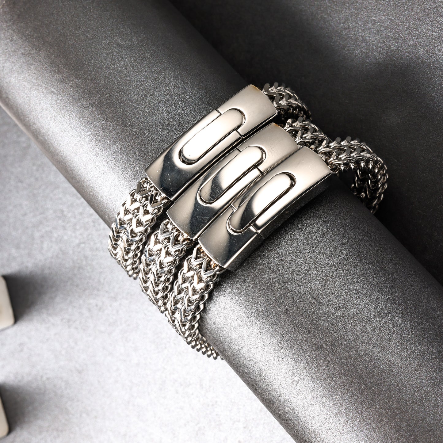 Double Wheat Chain Link Bracelet (B0012)