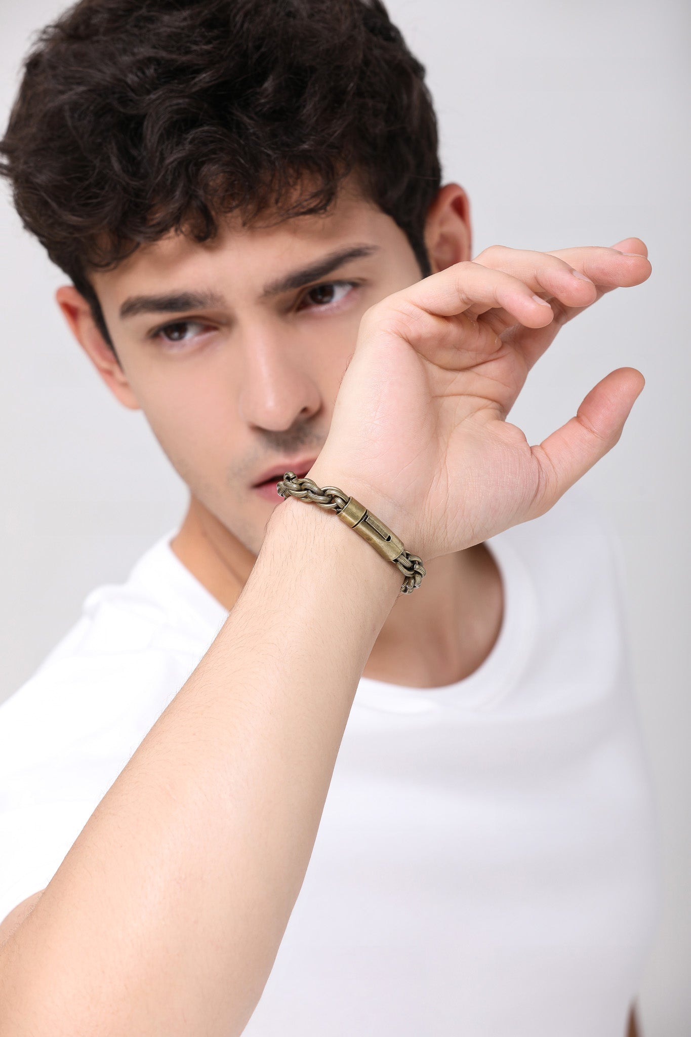 Twisted Rope Chain Link Bracelets for Men (B0002)