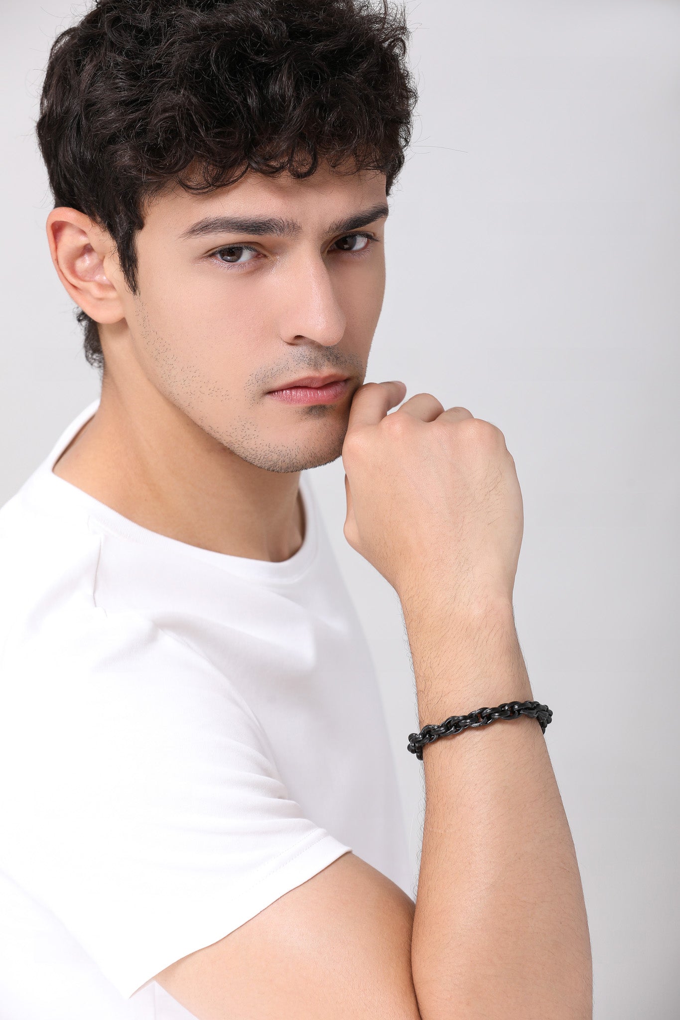 Twisted Rope Chain Link Bracelets for Men (B0002)