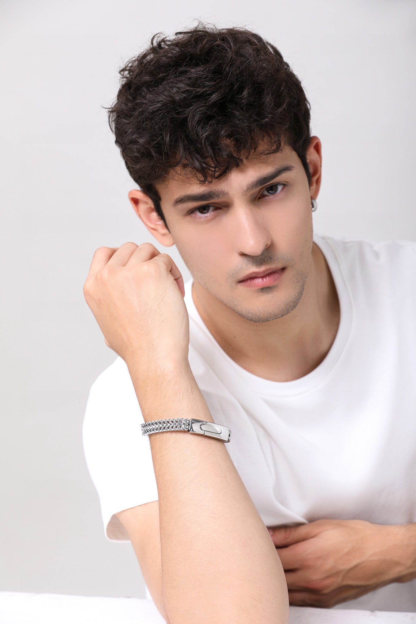 Double Wheat Chain Link Bracelet (B0012)