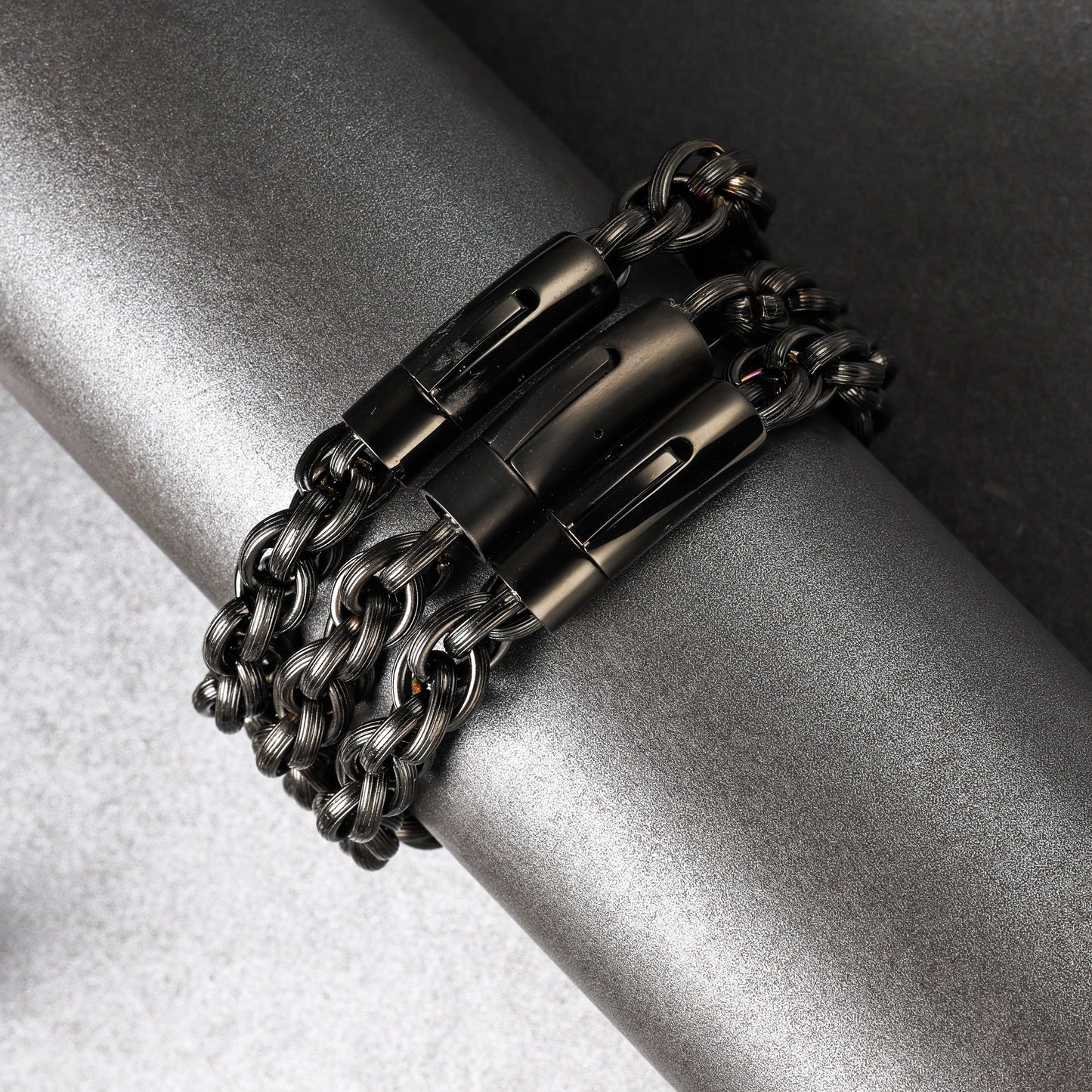 Twisted Rope Chain Link Bracelets for Men (B0002)