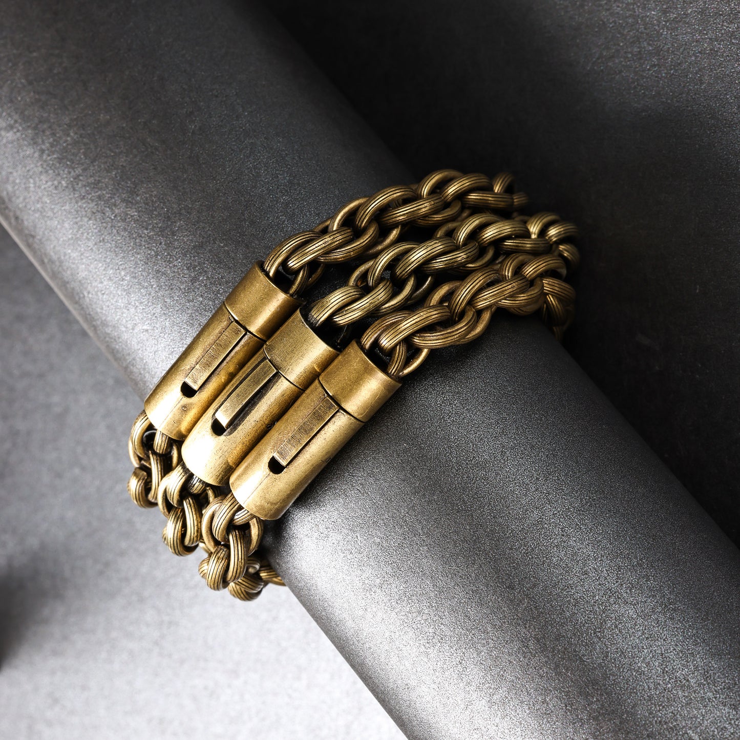 Twisted Rope Chain Link Bracelets for Men (B0002)