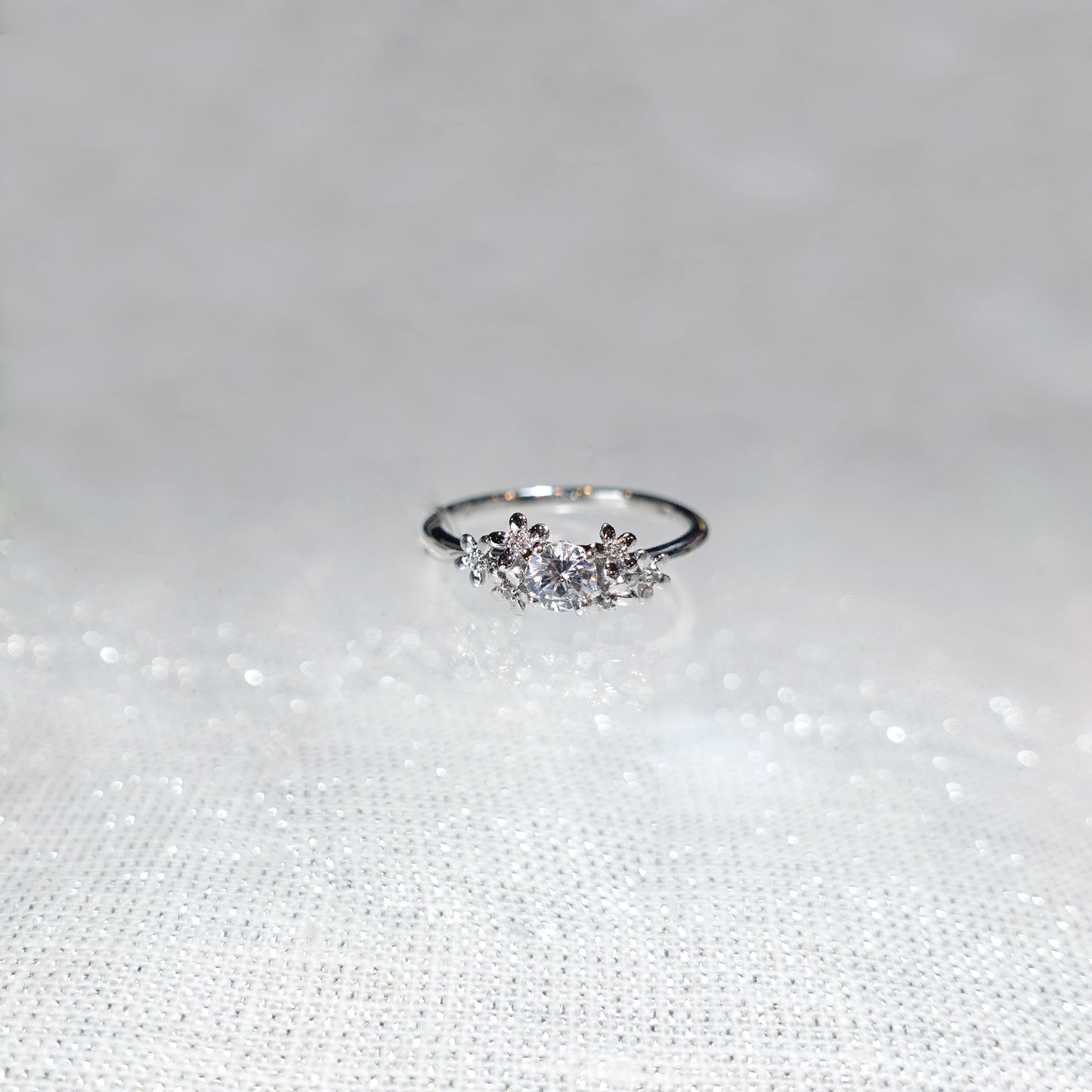 Forget Me Not Flower Ring