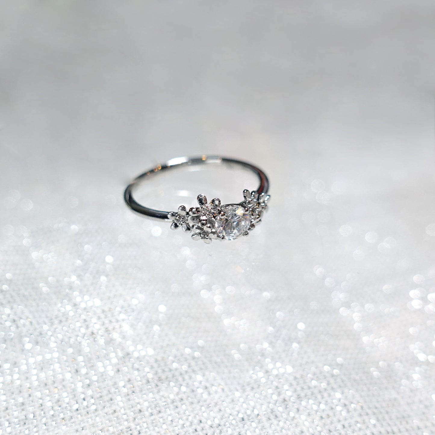Forget Me Not Flower Ring