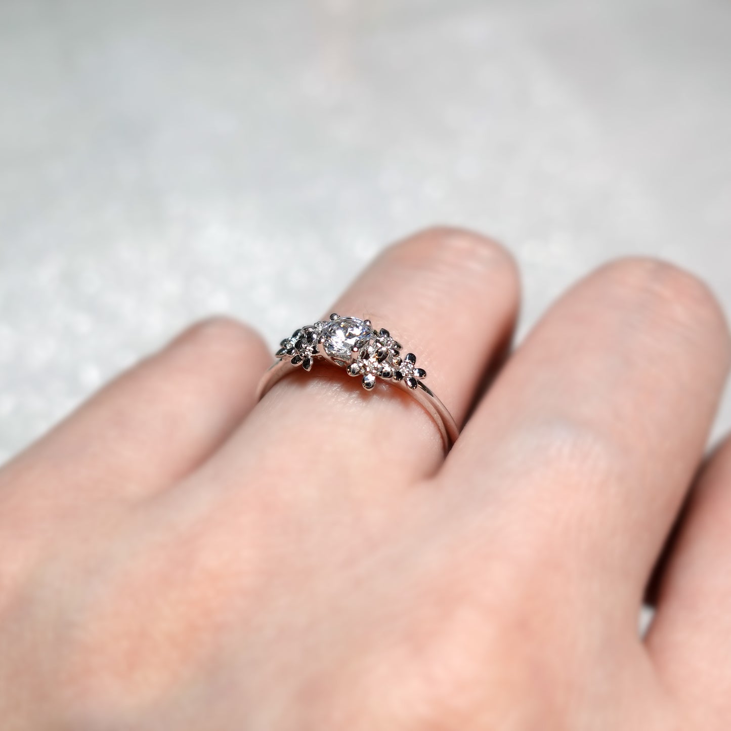 Forget Me Not Flower Ring