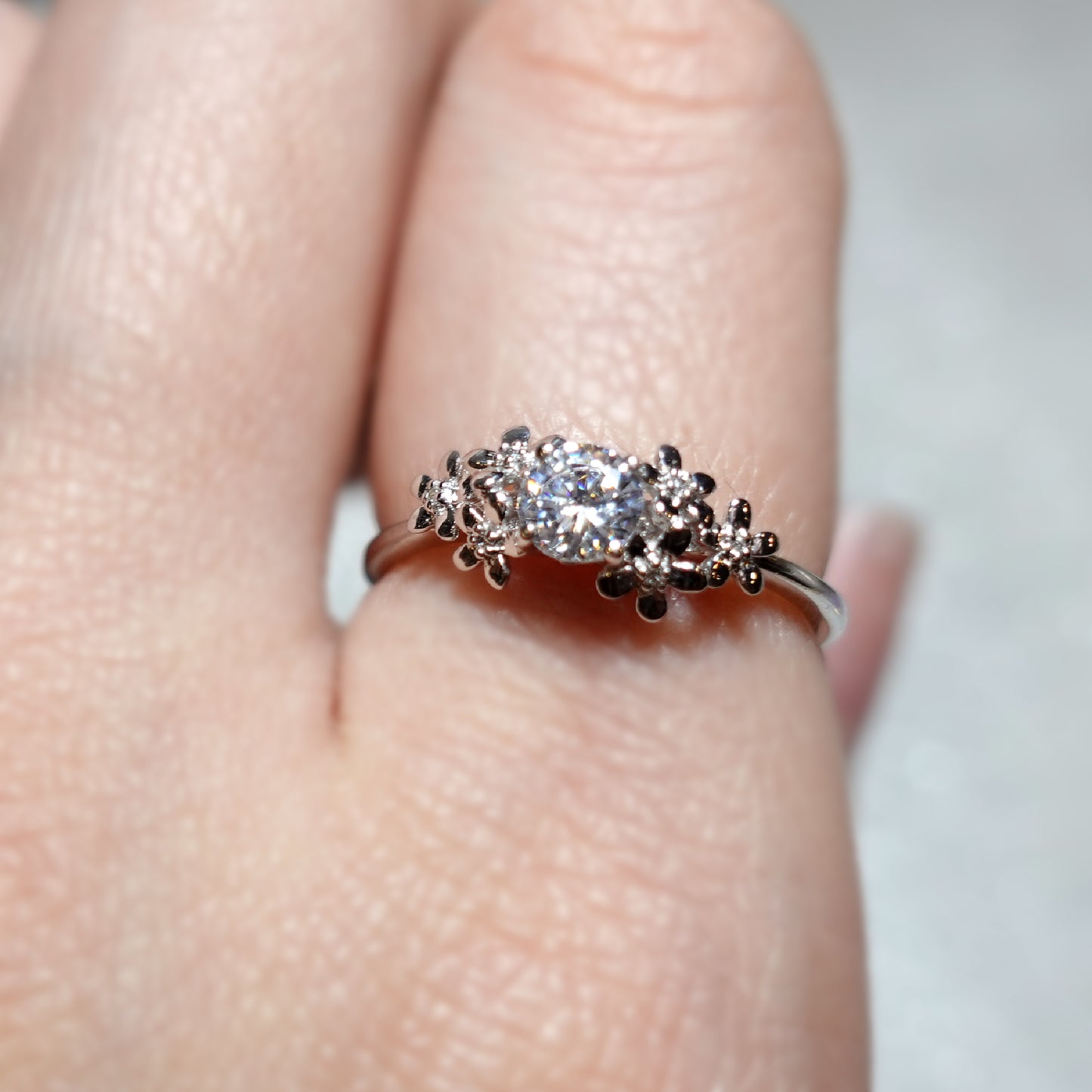 Forget Me Not Flower Ring