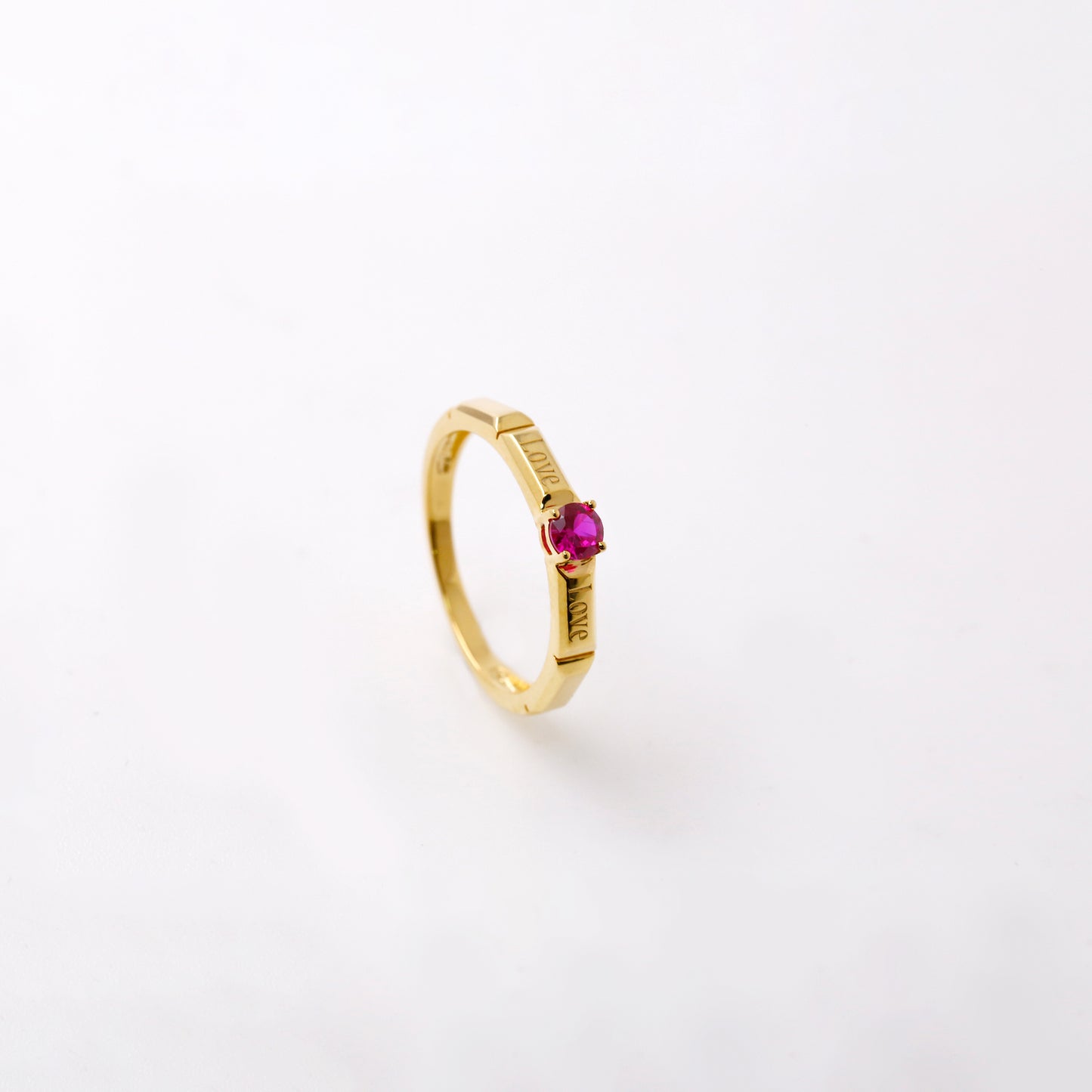 Chocolate Love Ruby Ring