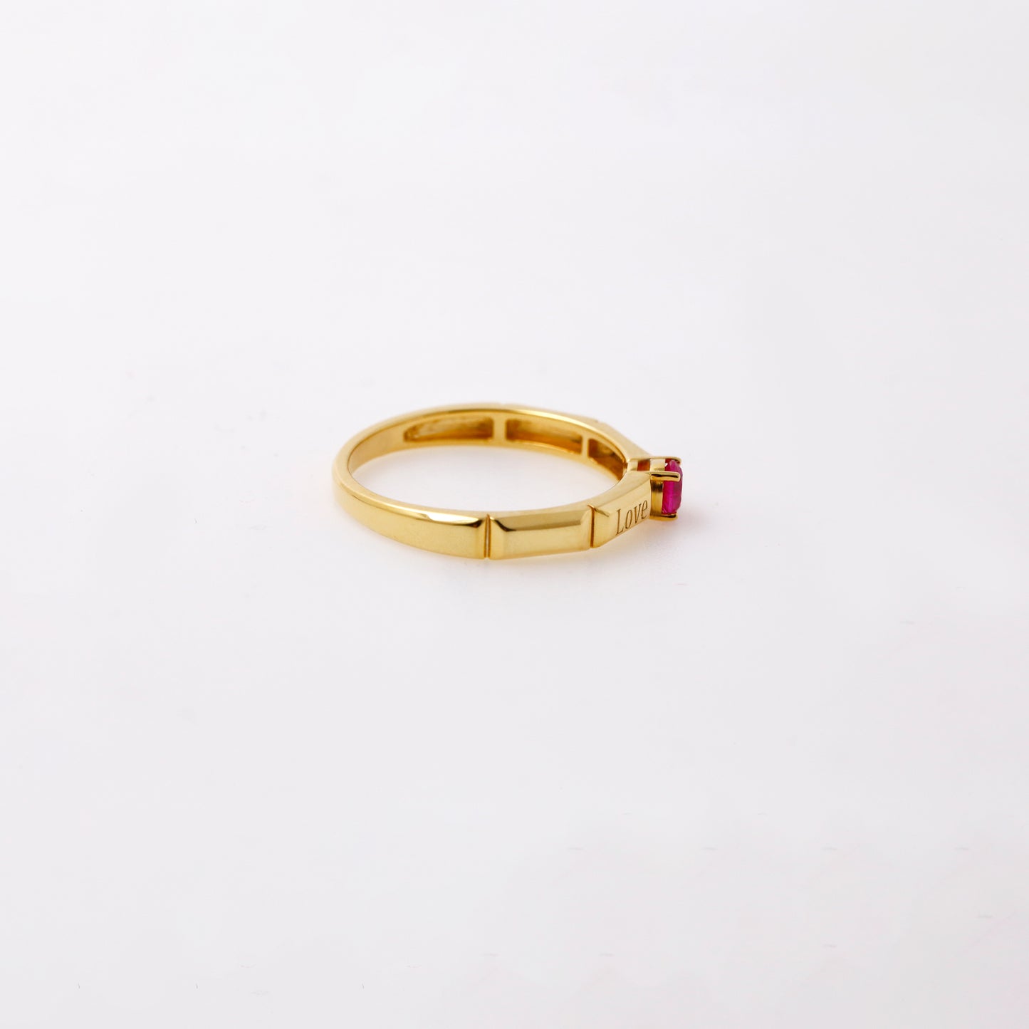 Chocolate Love Ruby Ring