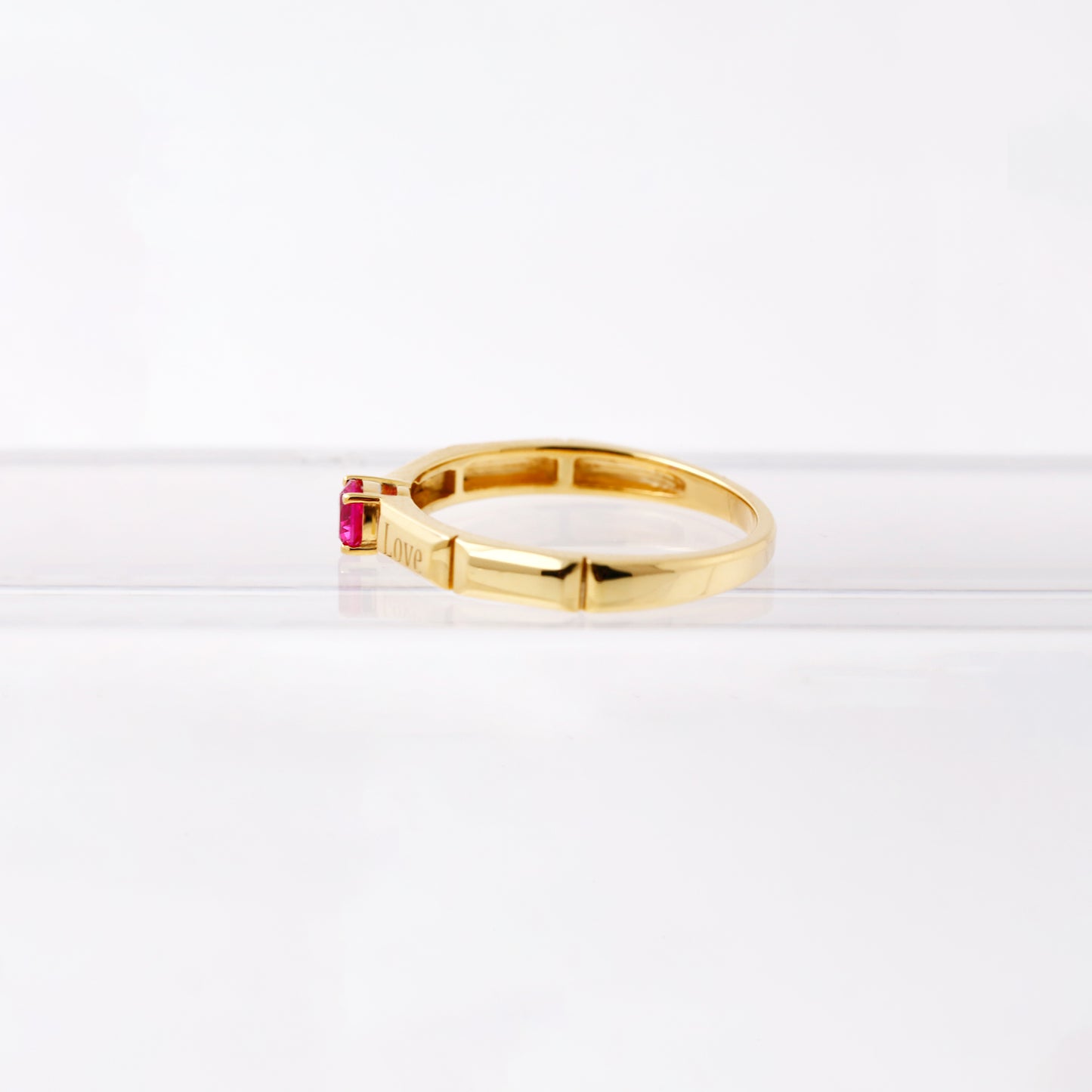 Chocolate Love Ruby Ring