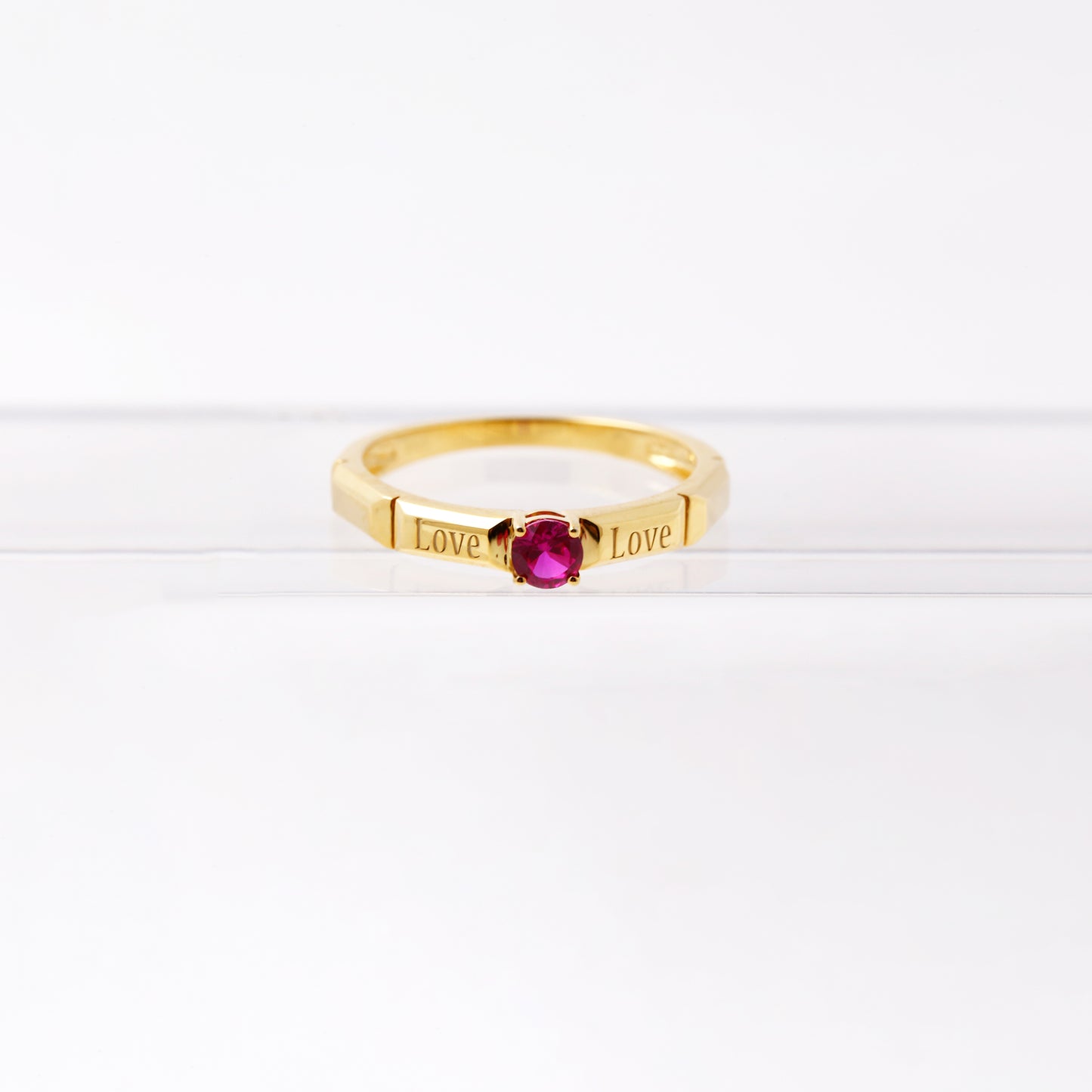 Chocolate Love Ruby Ring