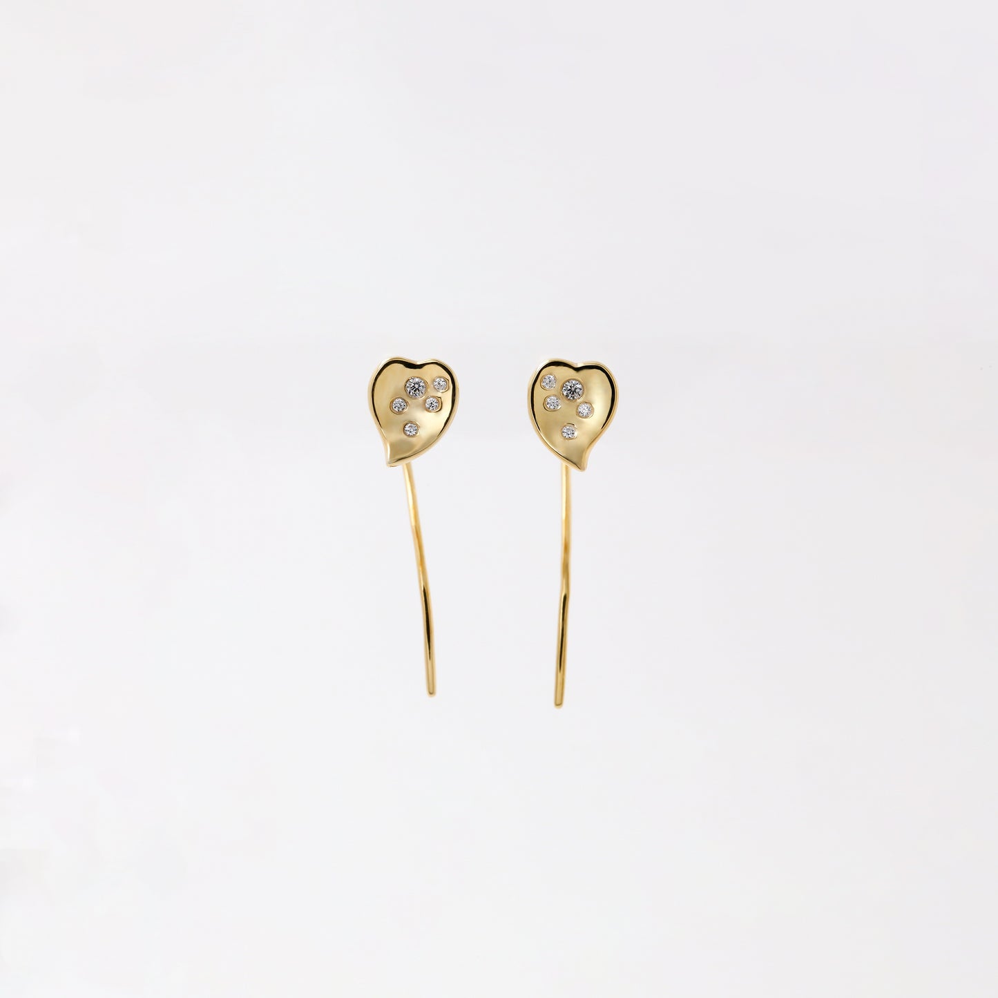 String of Hearts Earrings