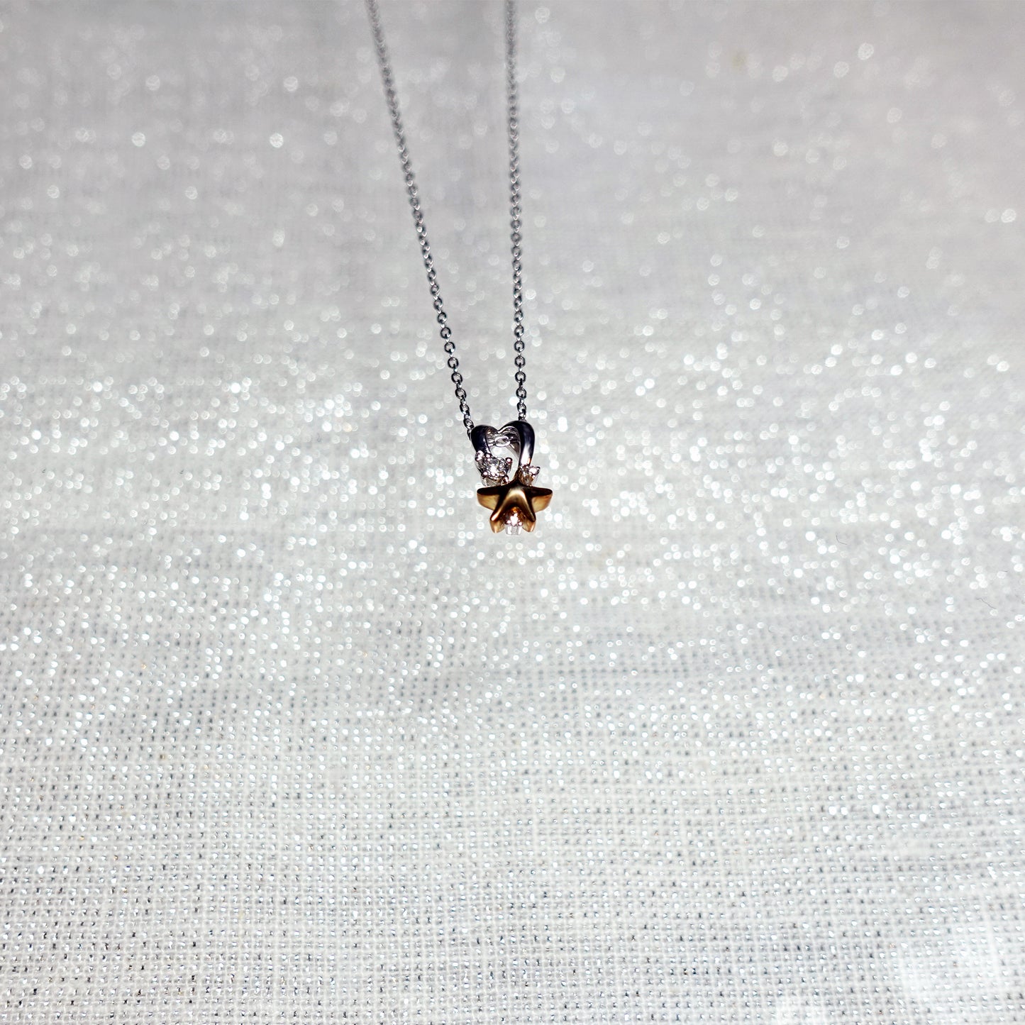 Rose Gold Starfish Minimalist Pendant