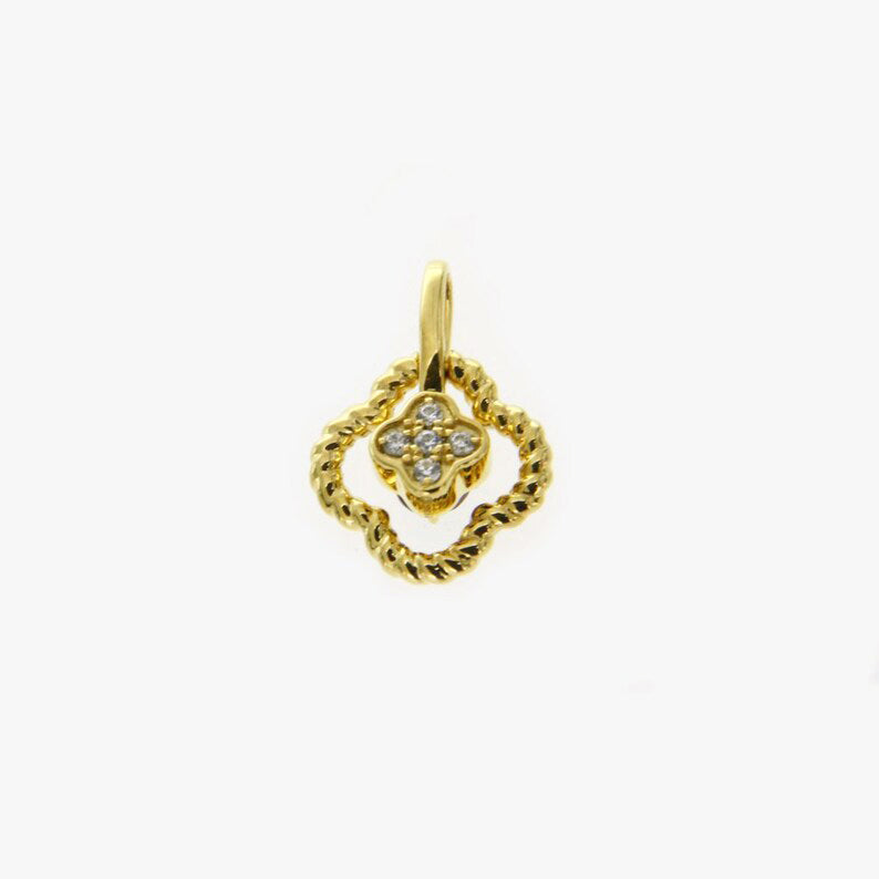 Amethyst Clover Two Way Necklace