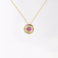Pink Sapphire Two Way Necklace