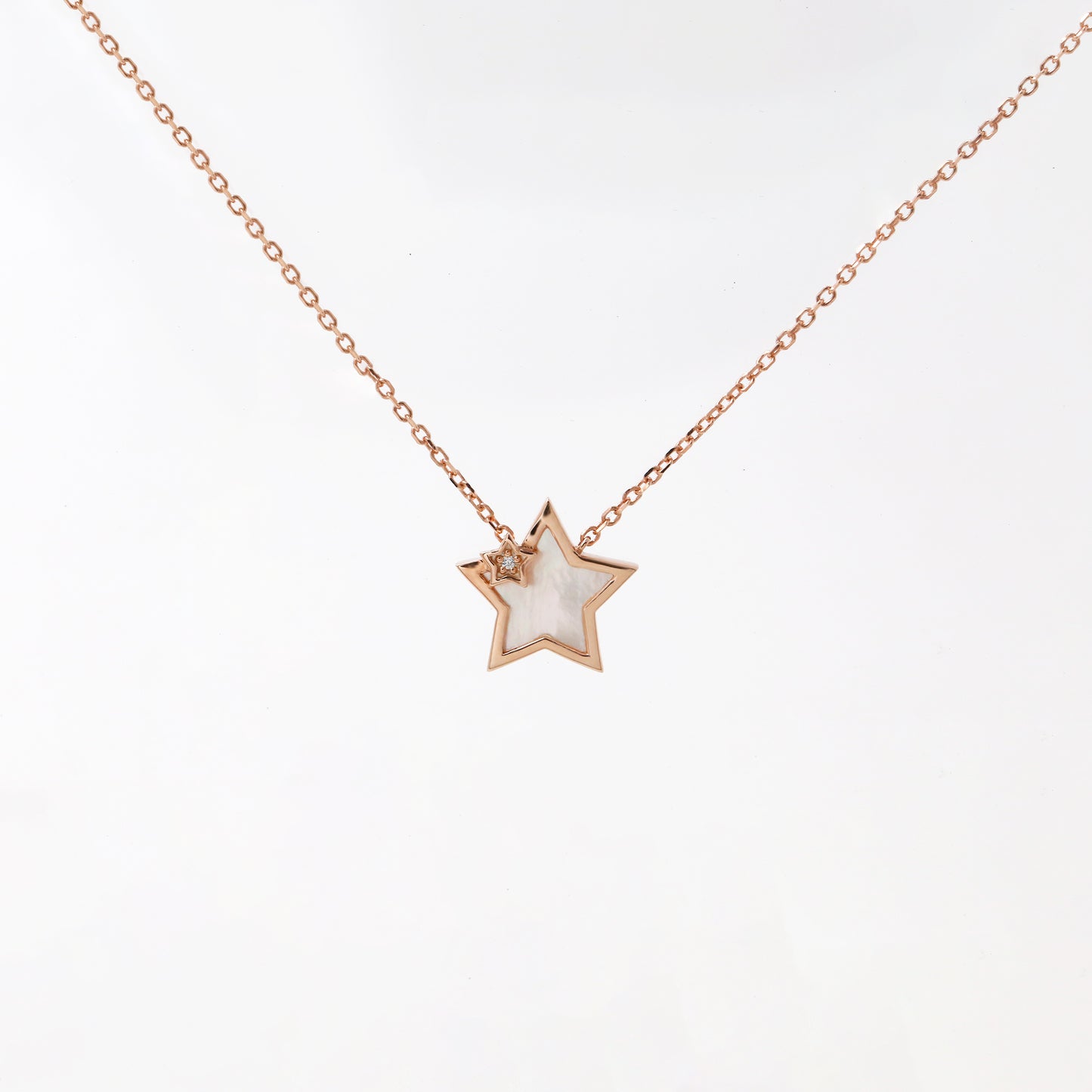 Star Mother of Pearl Necklace