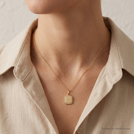 To Me Love Message Tag Pendant (Instock)