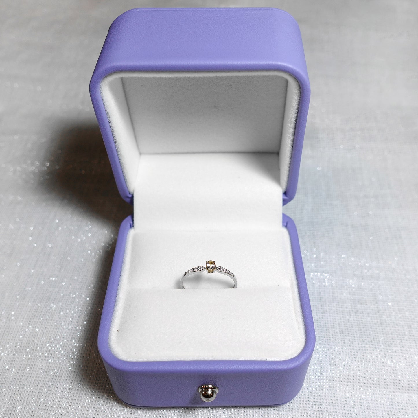 Rose Gold Morganite Milgrain Ring