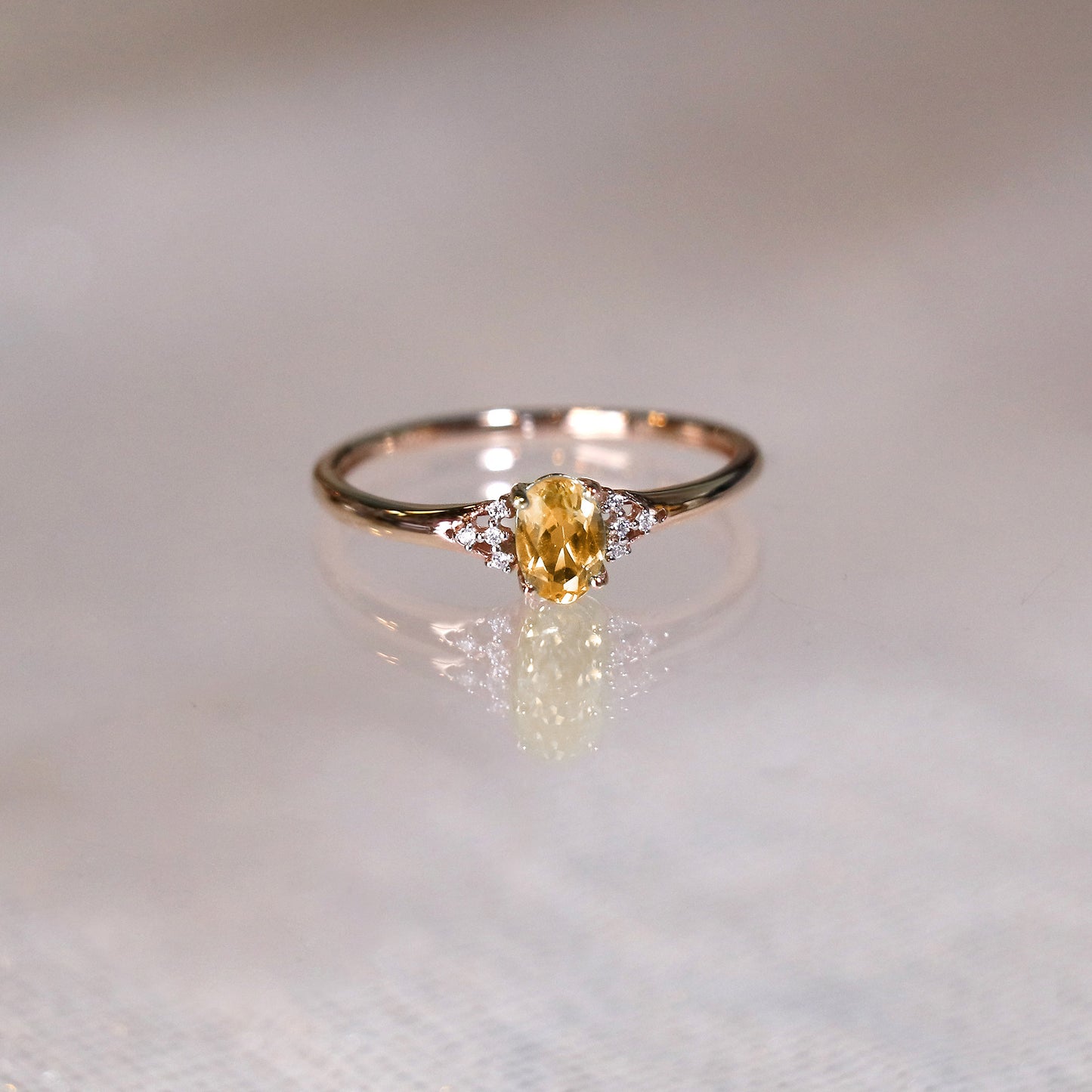 Citrine Custom Gemstone Ring