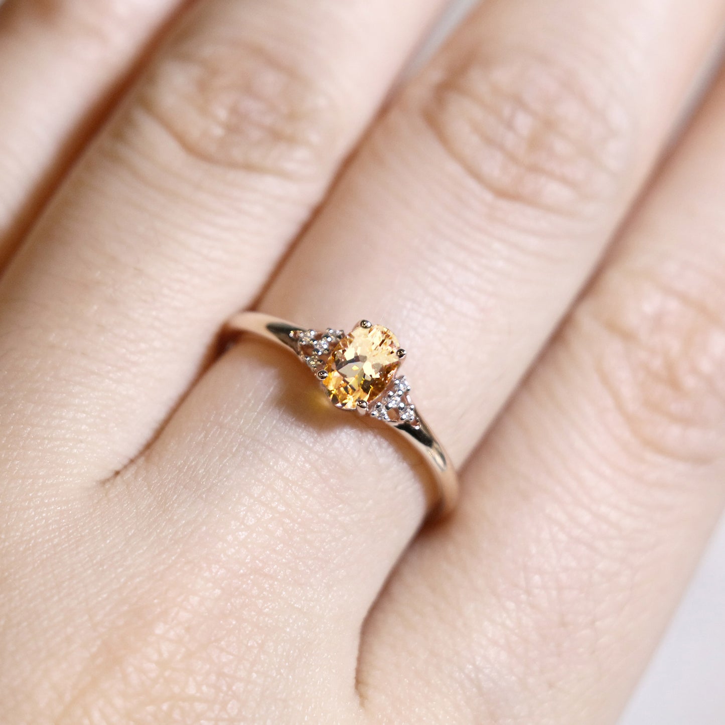 Citrine Custom Gemstone Ring