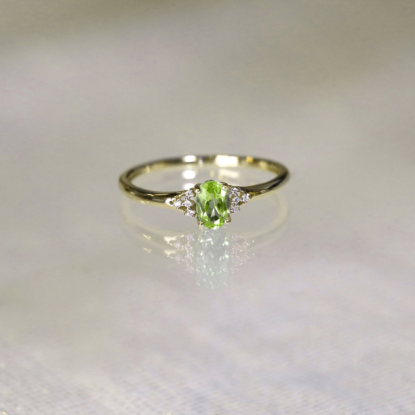 Peridot Custom Gemstone Ring