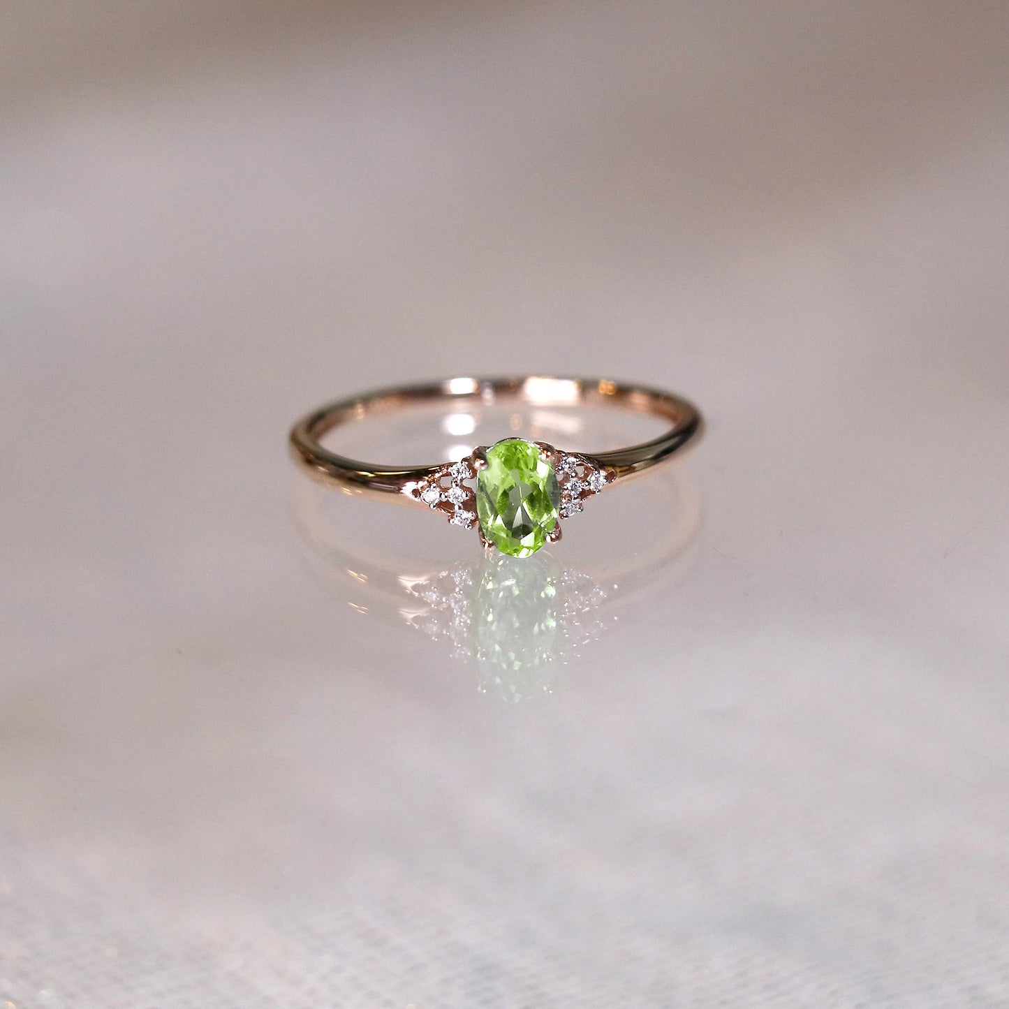 Peridot Custom Gemstone Ring