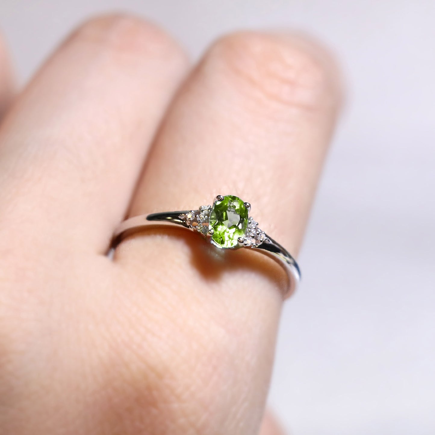 Peridot Custom Gemstone Ring