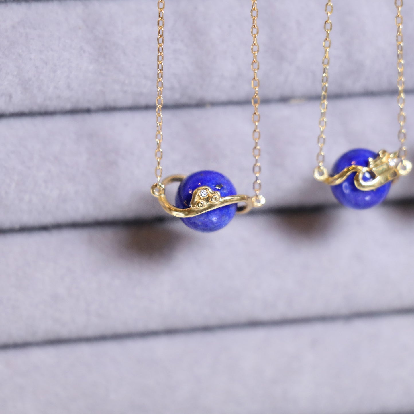 Car Lapis Planet Necklace