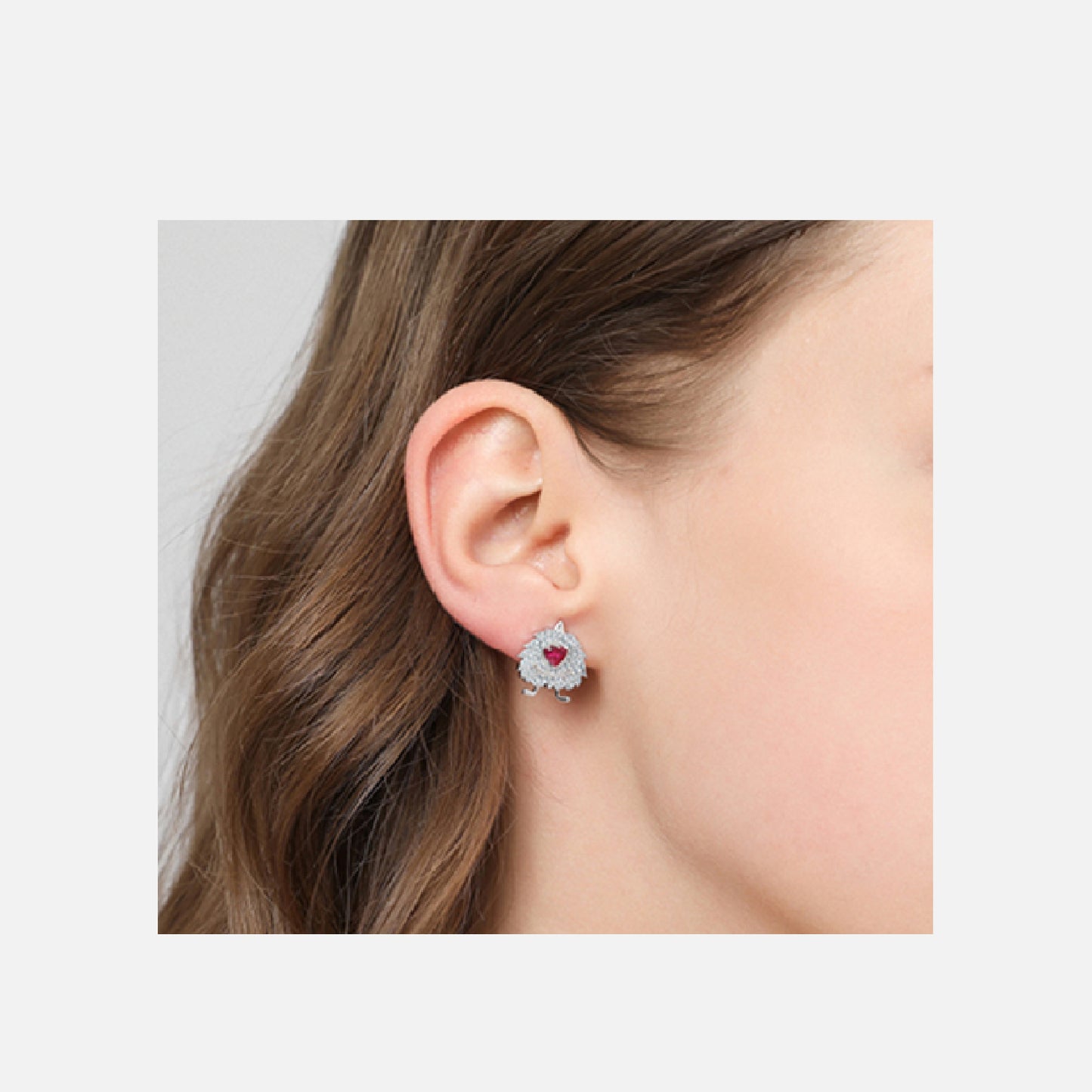 Little Blue Monster Earrings