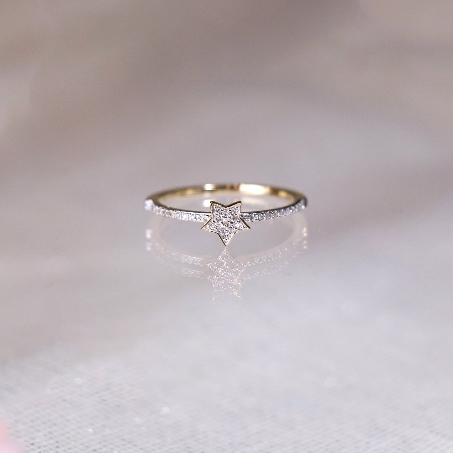Lucky Star Diamond Ring