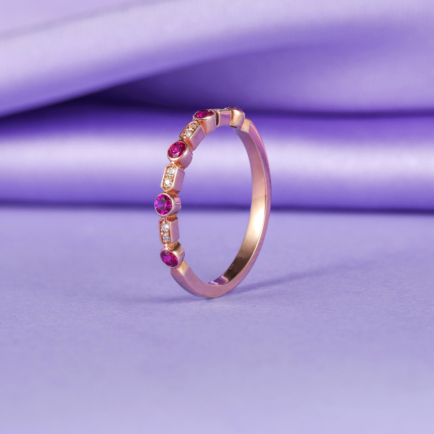 Vintage Ruby Diamond Ring