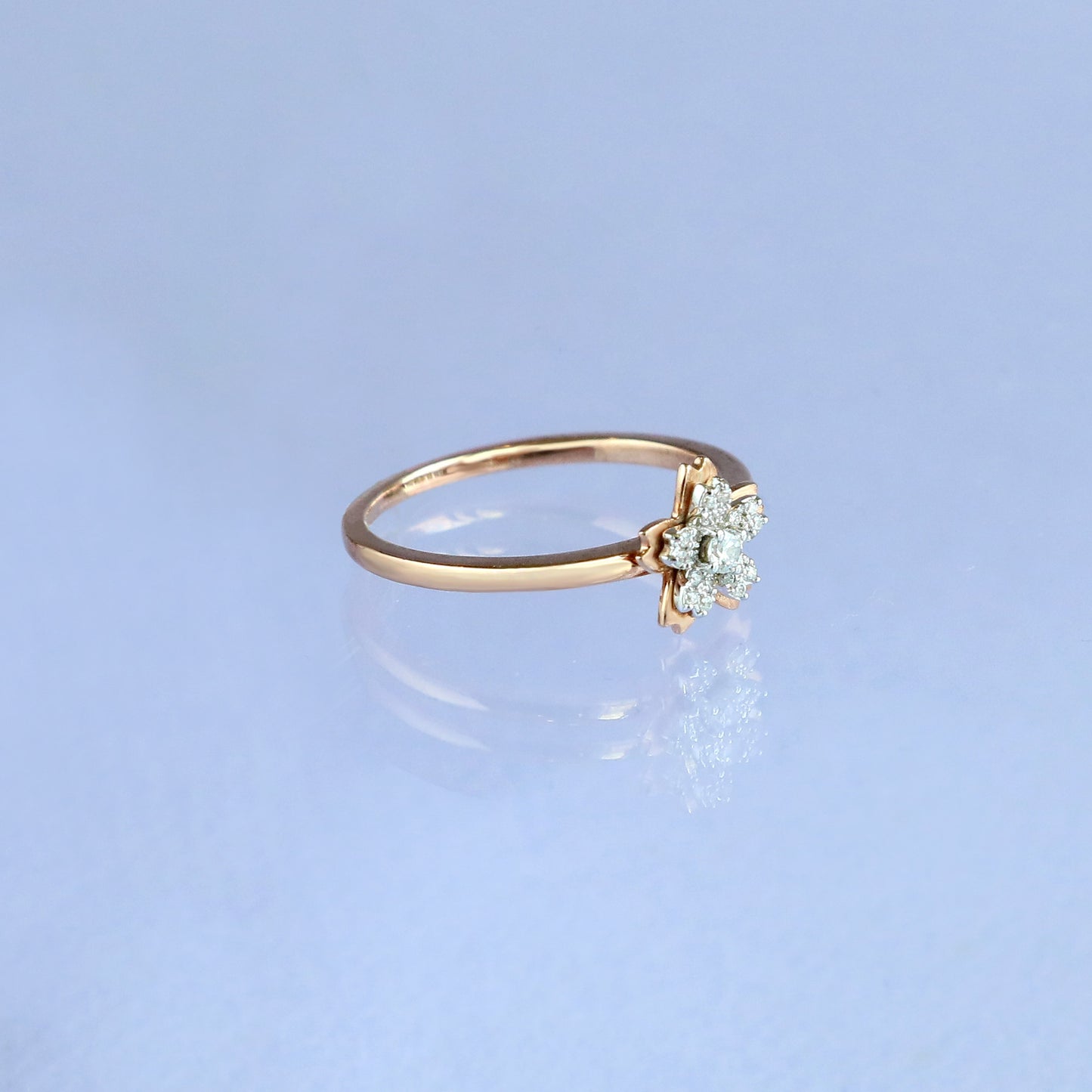 Silver Cherry blossom Sakura Flower Ring