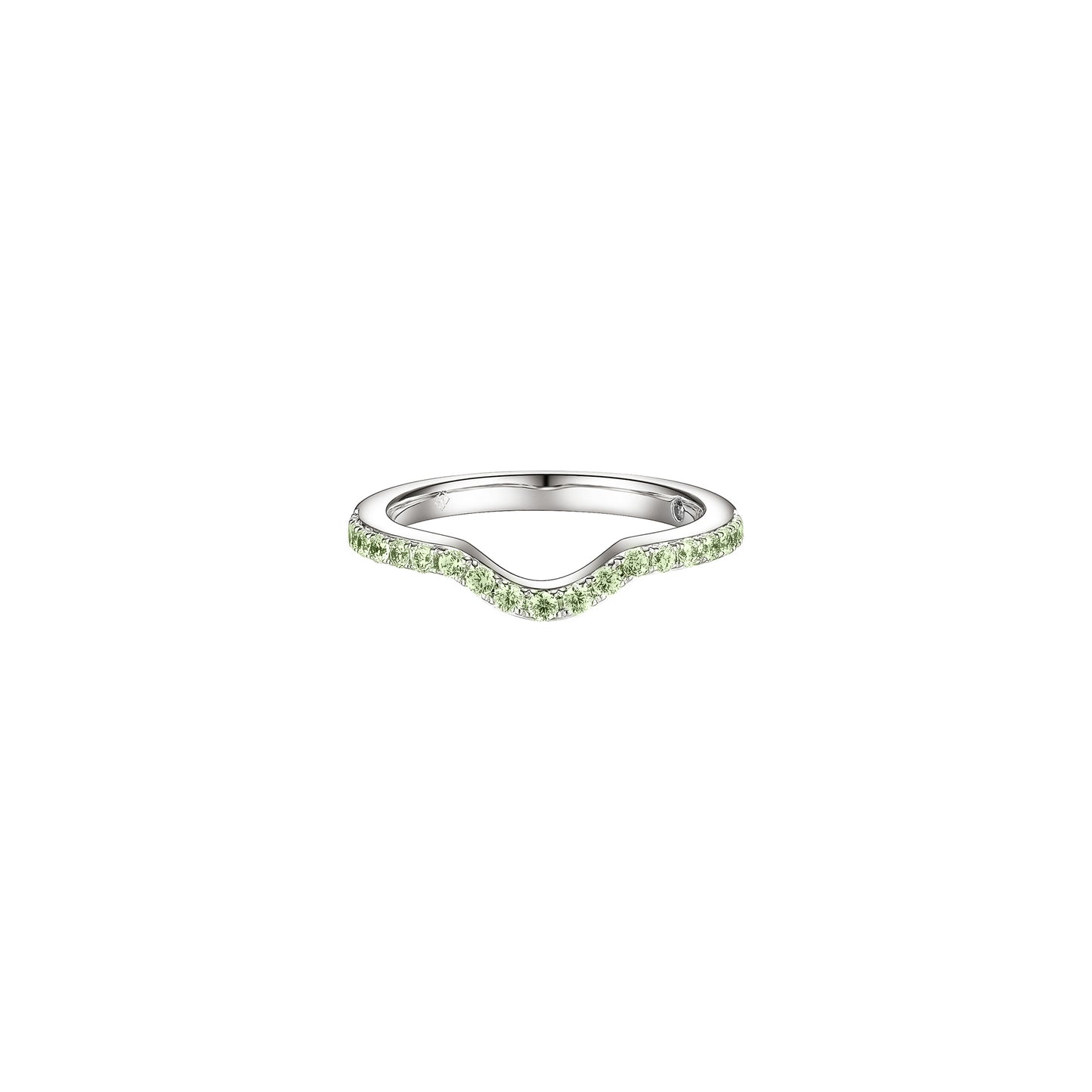 Peridot Simple Stackable Ring