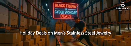 Holiday Deals on Men's Stainless Steel Jewelry