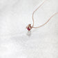 Ladybug Ruby Diamond Necklace