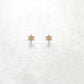 Dainty Diamond Floral Earrings