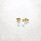 Dainty Diamond Floral Earrings
