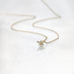 Dainty Diamond Flower Necklace