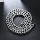 Iced Out Hip Hop Chain Necklace Bracelet Set (LC0002, B0020)