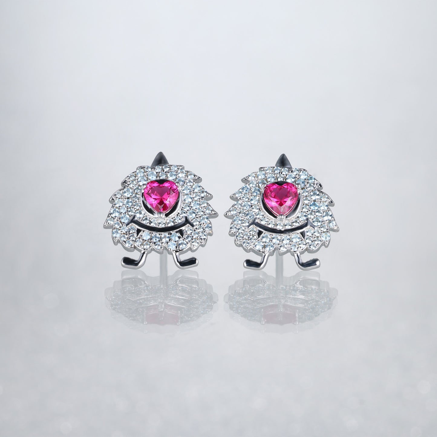 Little Blue Monster Earrings