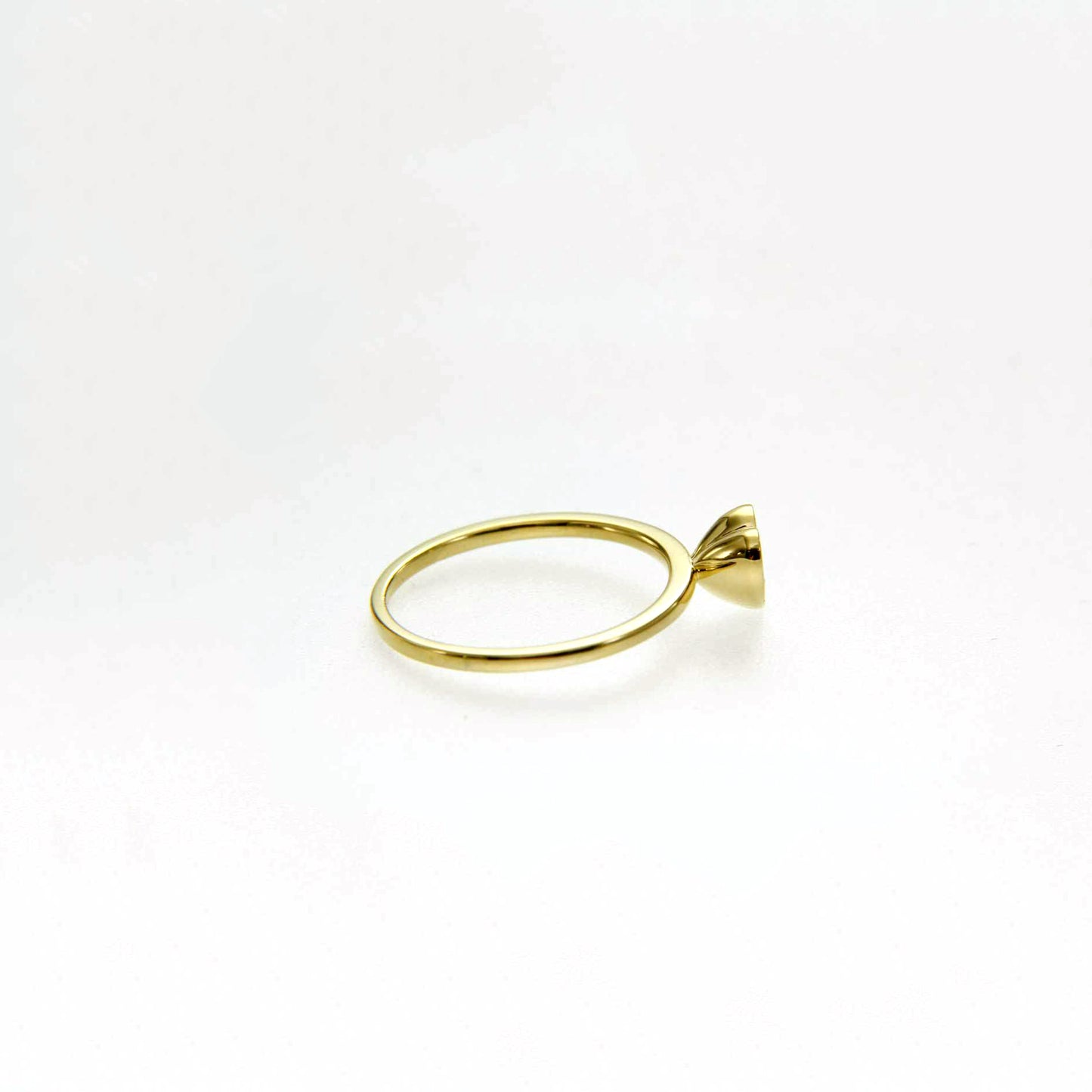 Gold Heart Diamond Ring