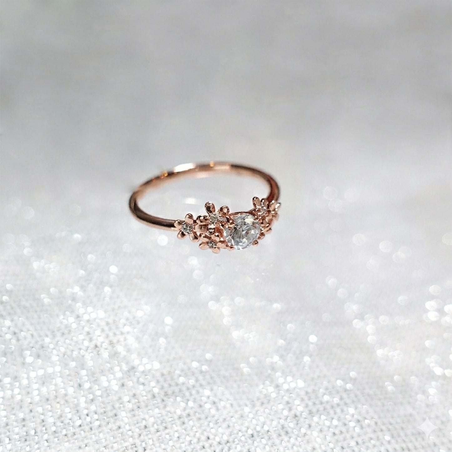 Forget Me Not Flower Ring