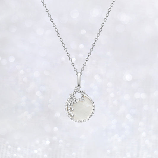 Meteor Star Mother of Pearl Necklace
