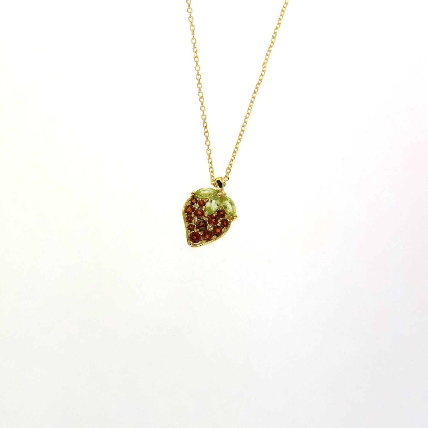 Strawberry Garnet Necklace