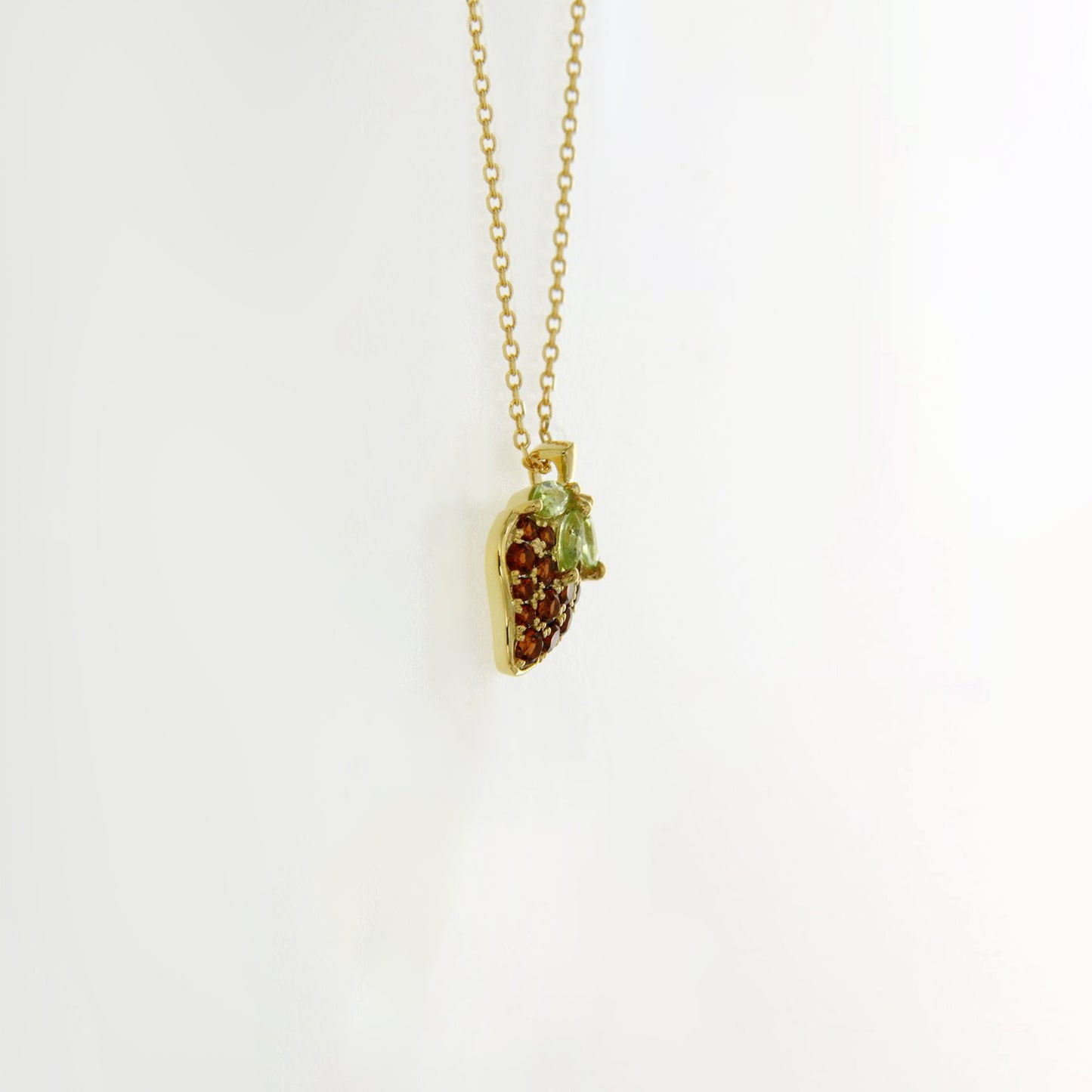 Strawberry Garnet Necklace