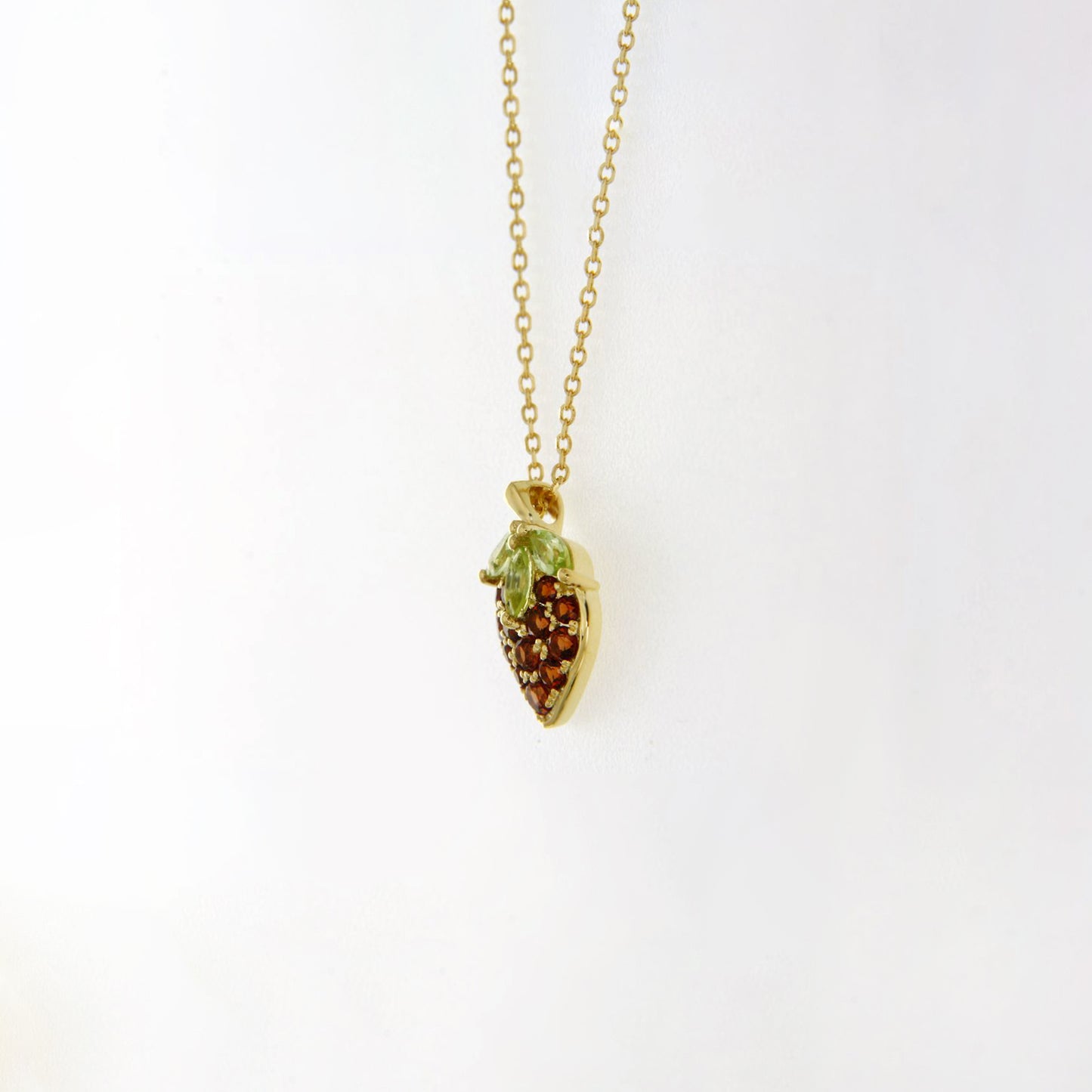 Strawberry Garnet Necklace