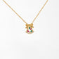 Solid Gold Christmas Bell Necklace
